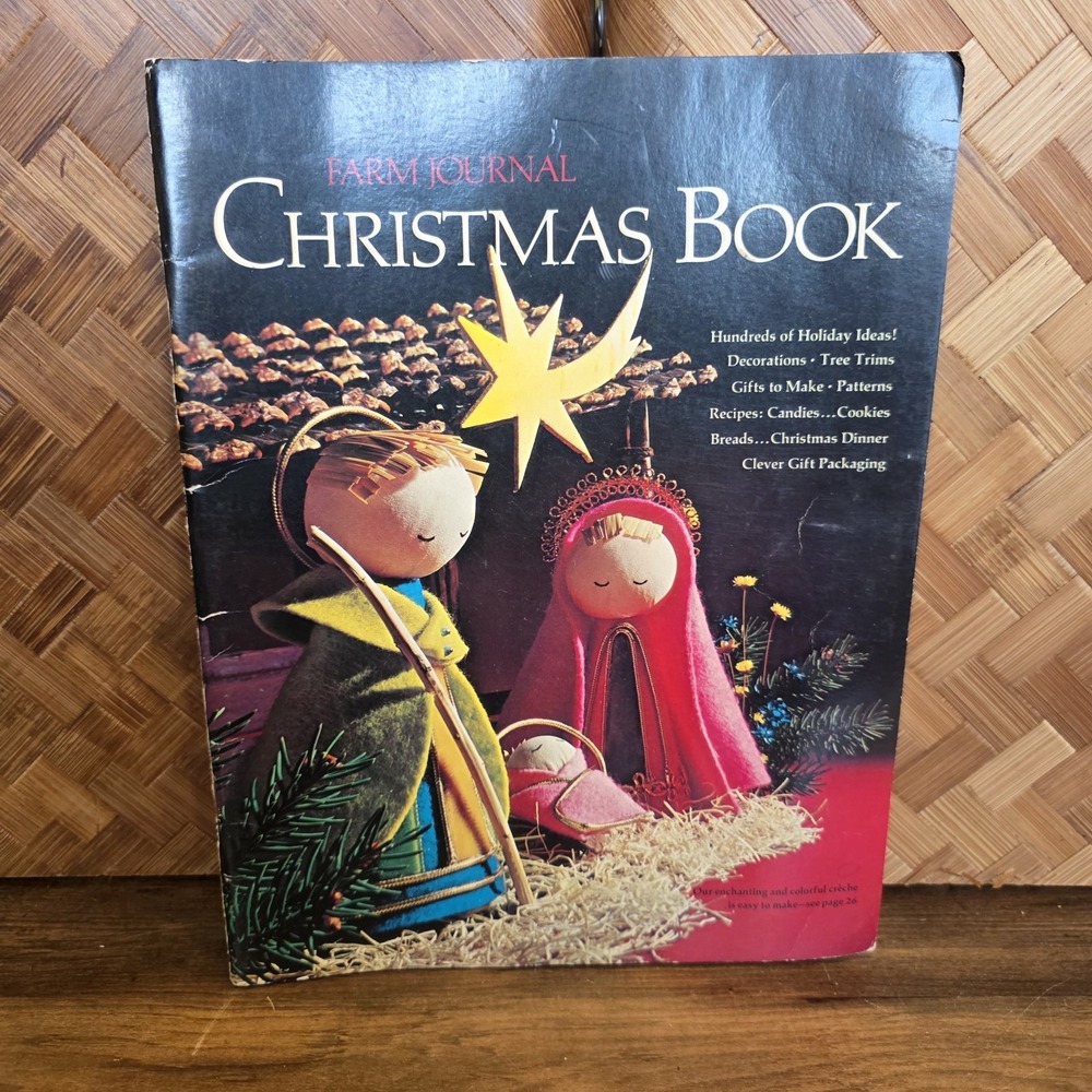 Farm Journal Christmas Book Recipes Crafts Gifts Decorating 1968 Vintage